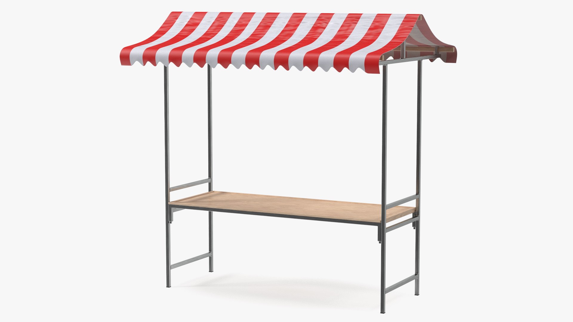 Market Stall 3D model preview