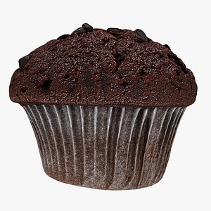 3d max chocolate chip muffin