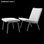 CH401 Cadeira e Banqueta - Hans J. Wegner