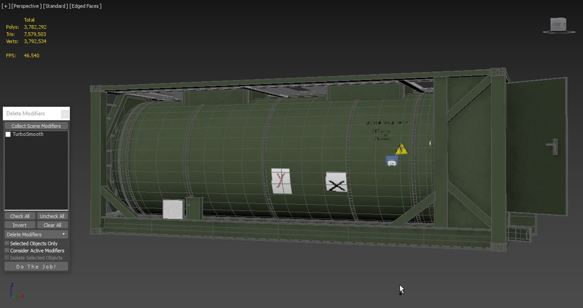 Tank Container 02 Model - TurboSquid 2106561