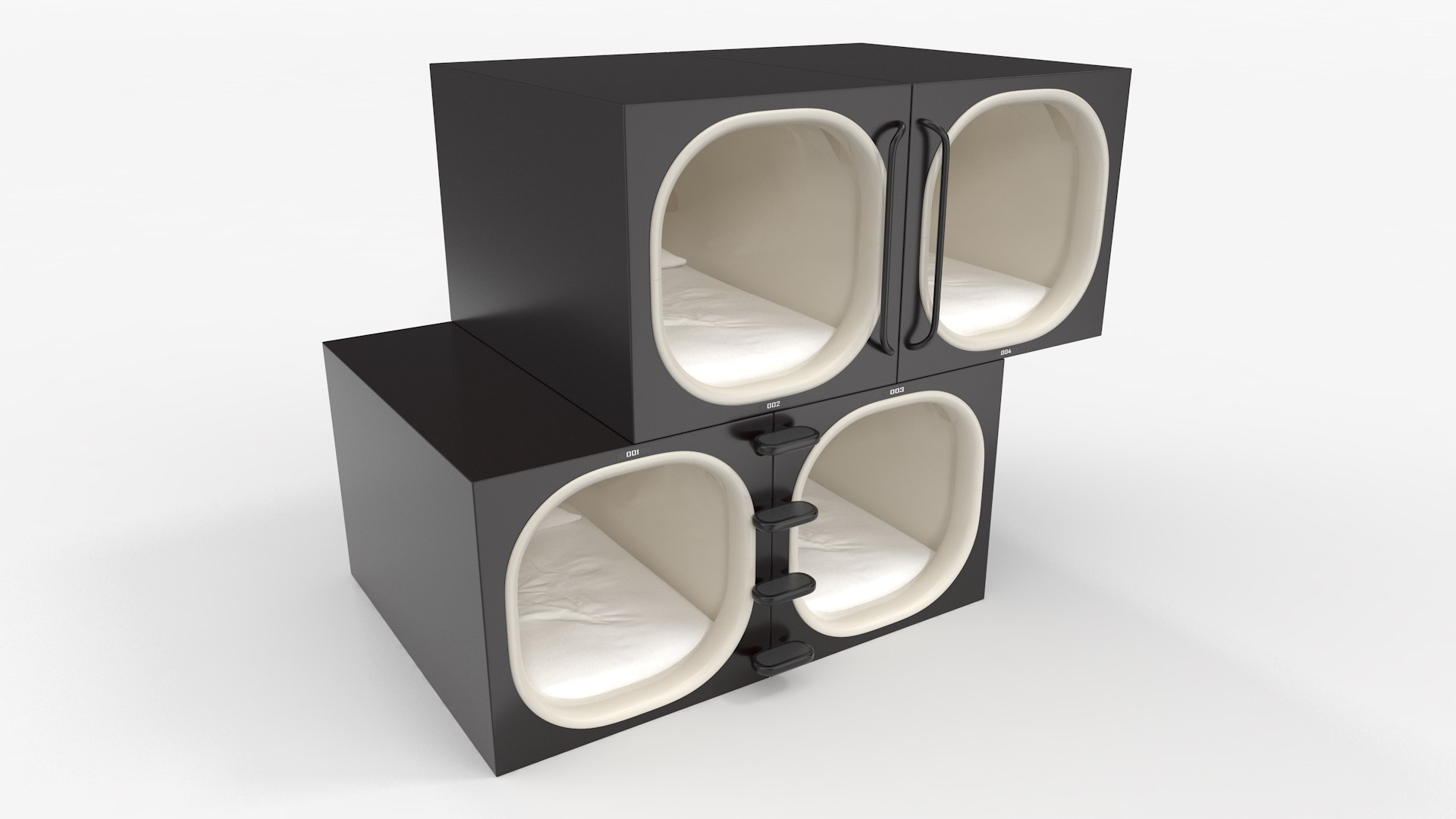 3D Black Futuristic Capsule Hotel model https://p.turbosquid.com/ts-thumb/d3/Hjp524/cR/blackfuturisticcapsulehotelc4dmodel006/jpg/1691146904/1920x1080/fit_q87/ca8ea10f3b651a28d85fa3c8b4c4e566b1aa4bbc/blackfuturisticcapsulehotelc4dmodel006.jpg