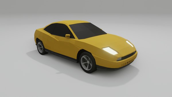 Modelo 3d Colección De 4 Coches Low Poly Turbosquid 1720510