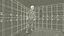 Un homme s'habille dans les vestiaires