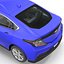 chevy volt 2016 rigged 3d model
