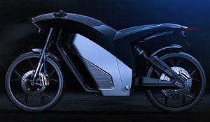 electric motorcycle concept 3D
