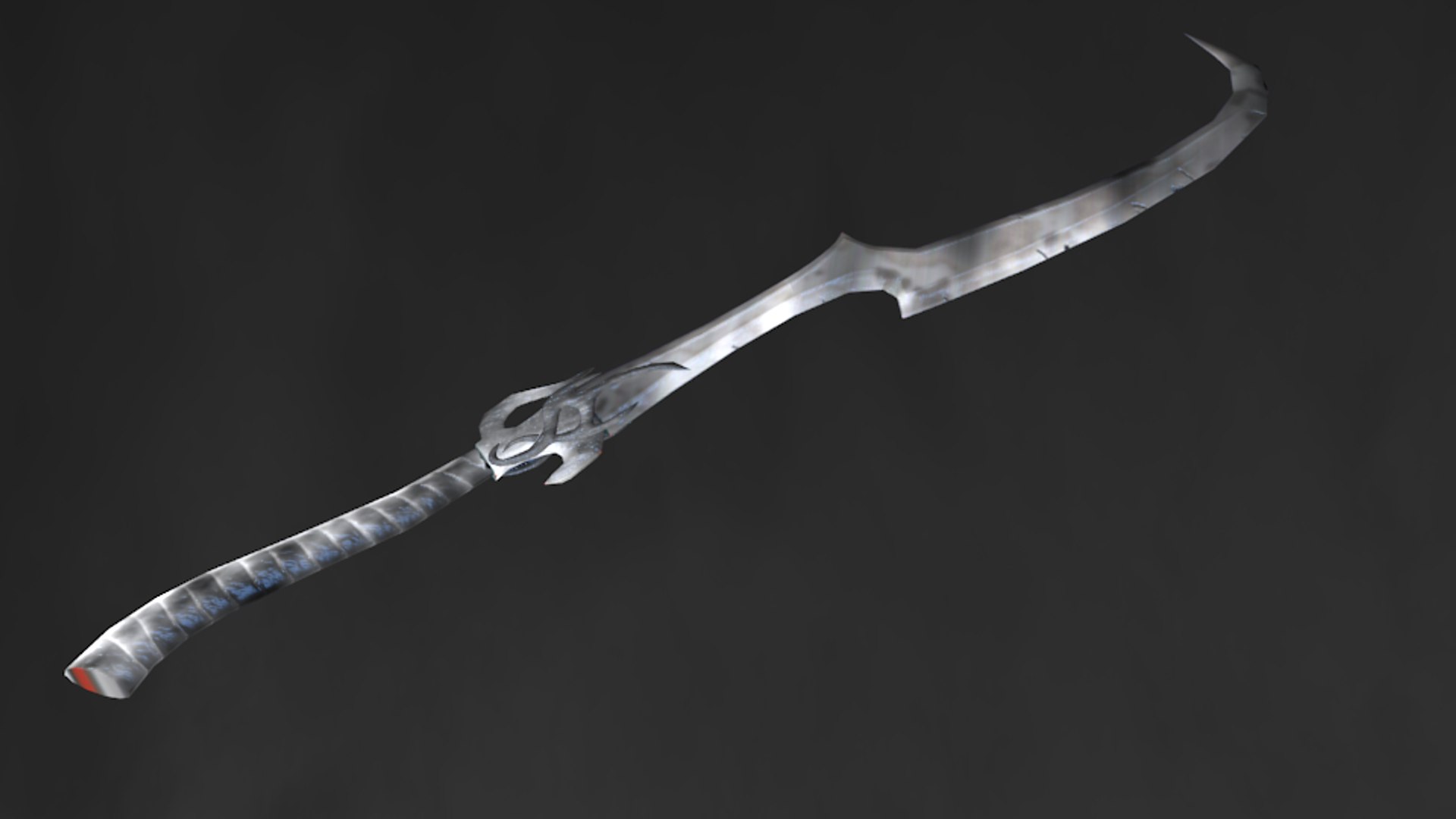 maya low-poly sword