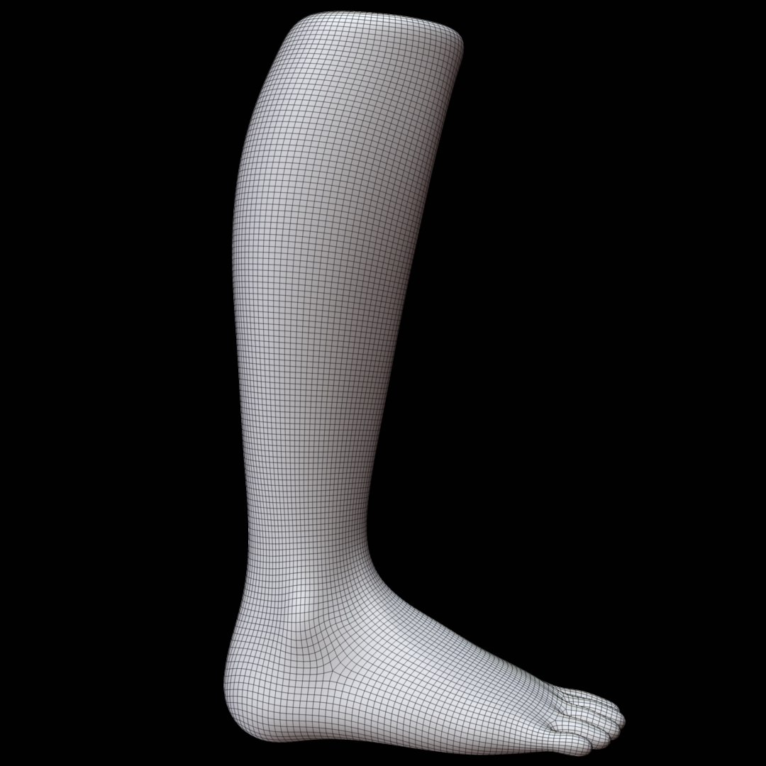 3D Mannequin Foot Man - TurboSquid 1237794