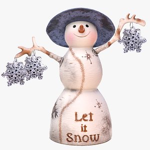 Snowman Souvenir Figurine