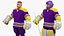 Hockey Goalkeeper Fully Equipped Neutral Pose