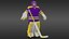 Hockey Goalkeeper Fully Equipped Neutral Pose