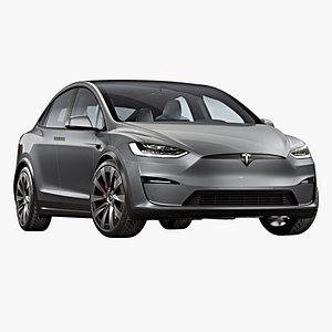 2021 Tesla Model X Plaid 3D model