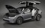 2021 Tesla Model X Plaid 3D model