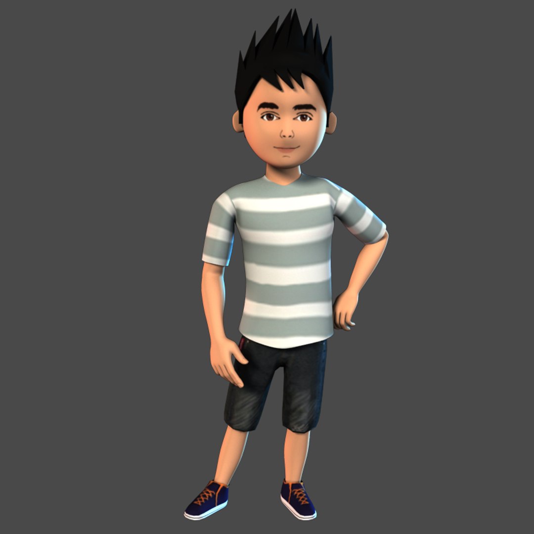 3D boy character model - TurboSquid 1305943
