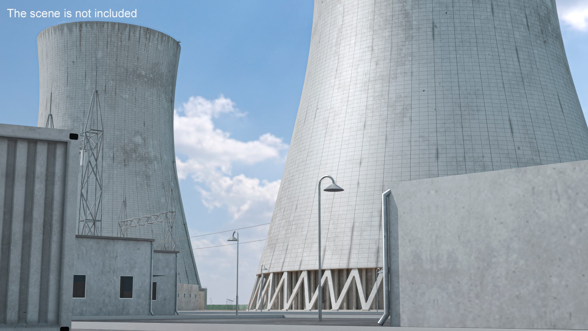 Nuclear Power Plant Complex 3D - TurboSquid 2390522