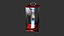 Lámpara de diseño portátil roja