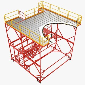 3D Rolling Industrial Platform Models - Browse & Download Formats ...