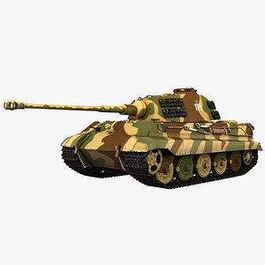 3d model german wwii heavy tank