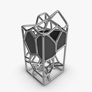 Voronoi Skeleton Vase 3D model