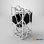 Voronoi Skeleton Vase 3D model
