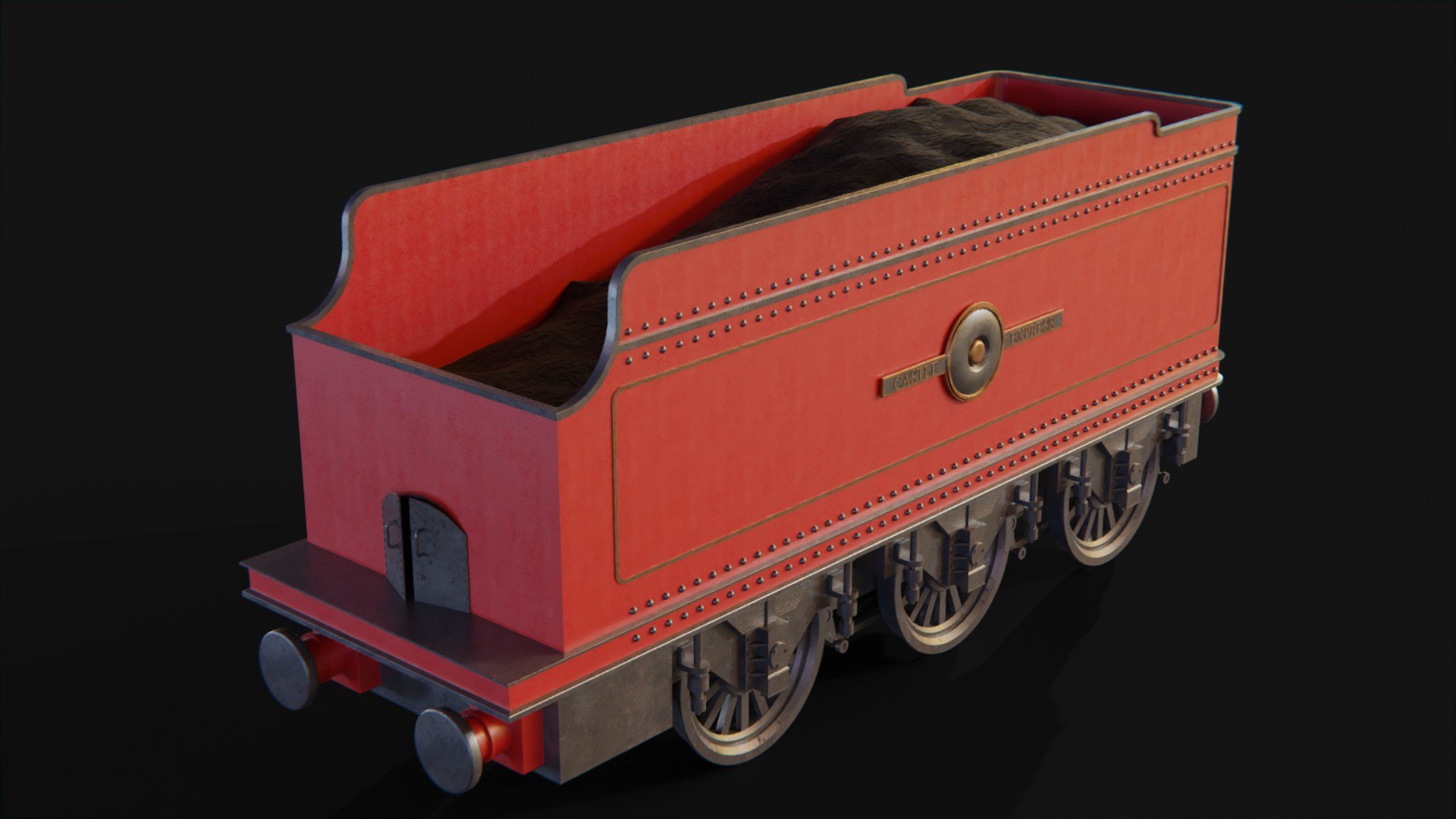 3D Tender GWR 4900 Hogwarts Express - TurboSquid 2121057