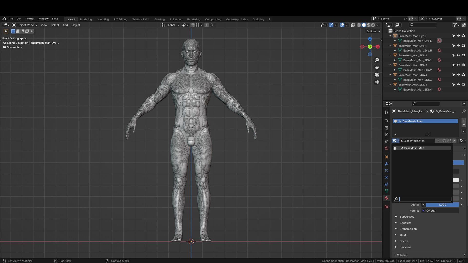 Realistic Athletic Human Body Base Mesh Model - TurboSquid 2348386