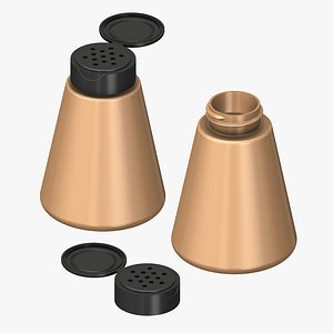 3D Bottle with Perforated Cap