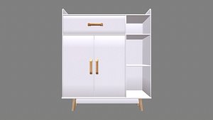 Side Board Storage Cabinet 3D model