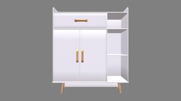 modelo 3d Side Board Storage Cabinet - TurboSquid 2030463