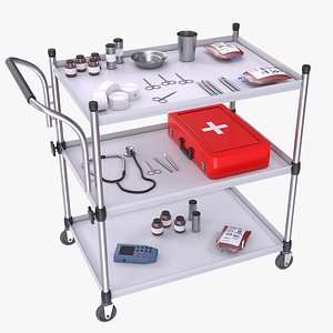 3D Medical Trolley