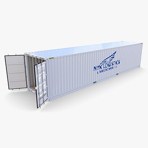40ft Shipping Container NYK Logistics v2 3D model