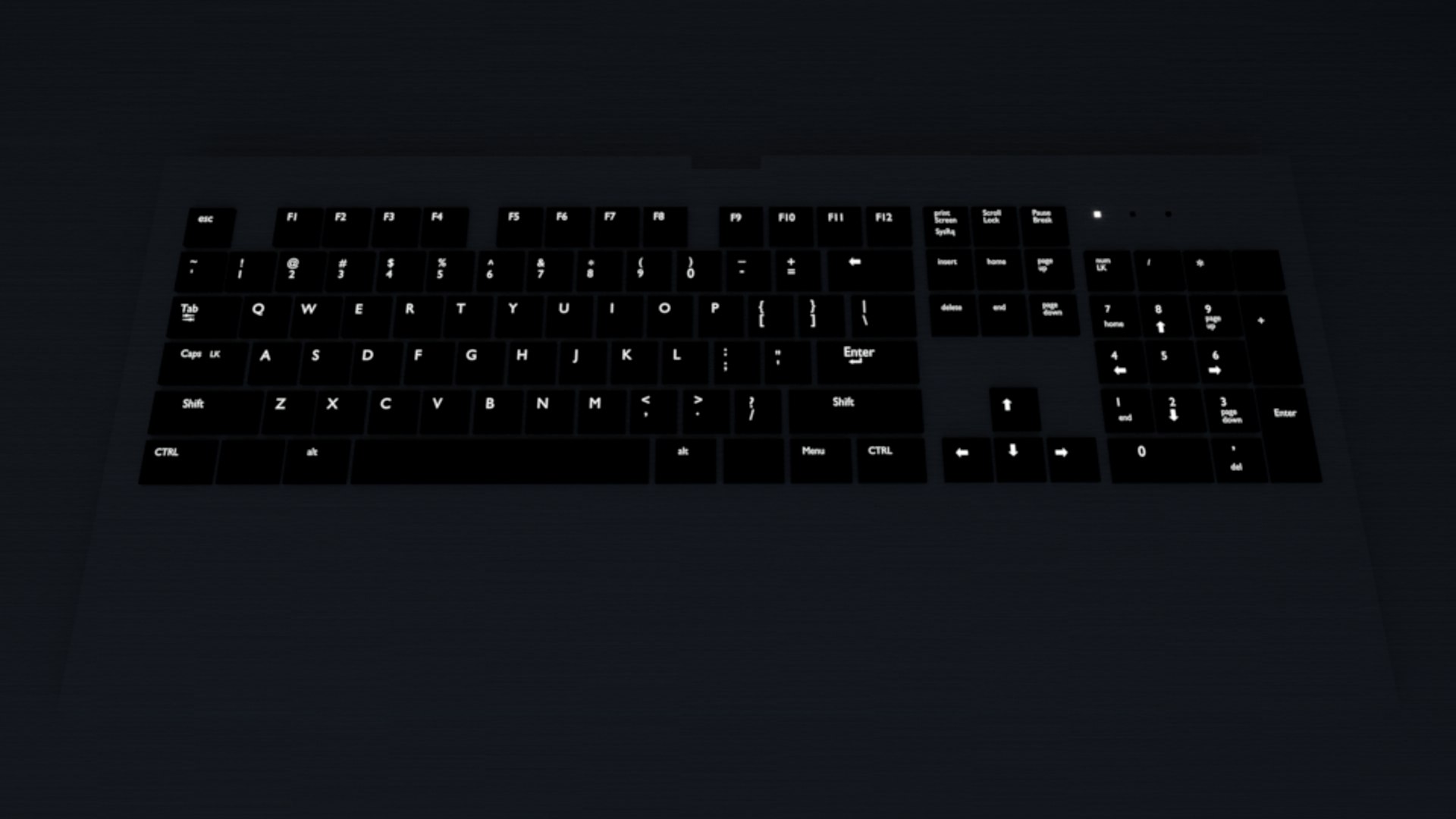 Computer Keyboard 3d Model