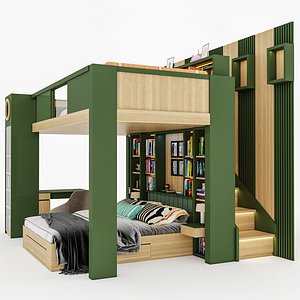 3D Bunk Bed for Teenager BB2