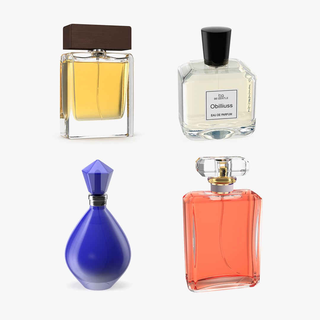 Perfume Bottles Collection 3 3D model preview