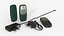 Green Retro Mobile Phone with Charger