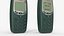 Green Retro Mobile Phone with Charger