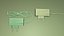 Green Retro Mobile Phone with Charger
