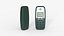 Green Retro Mobile Phone with Charger