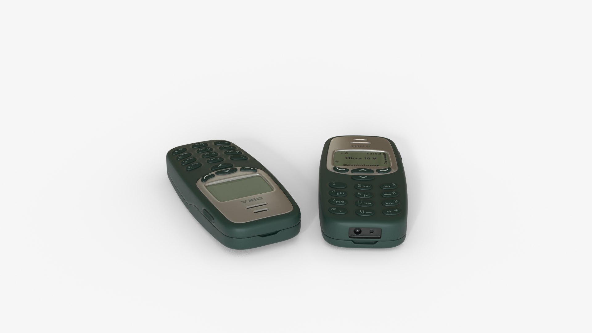Green Retro Mobile Phone with Charger 3D model https://p.turbosquid.com/ts-thumb/d4/5DGzKh/z6/cell3/png/1792764573/1920x1080/fit_q87/03429f655340c6d909e39afb11ed54fc6671ad78/cell3.jpg