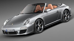 3d porsche 911 carrera 997 model
