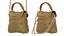Lovely Heart Embellished Handbag light brown 3D model