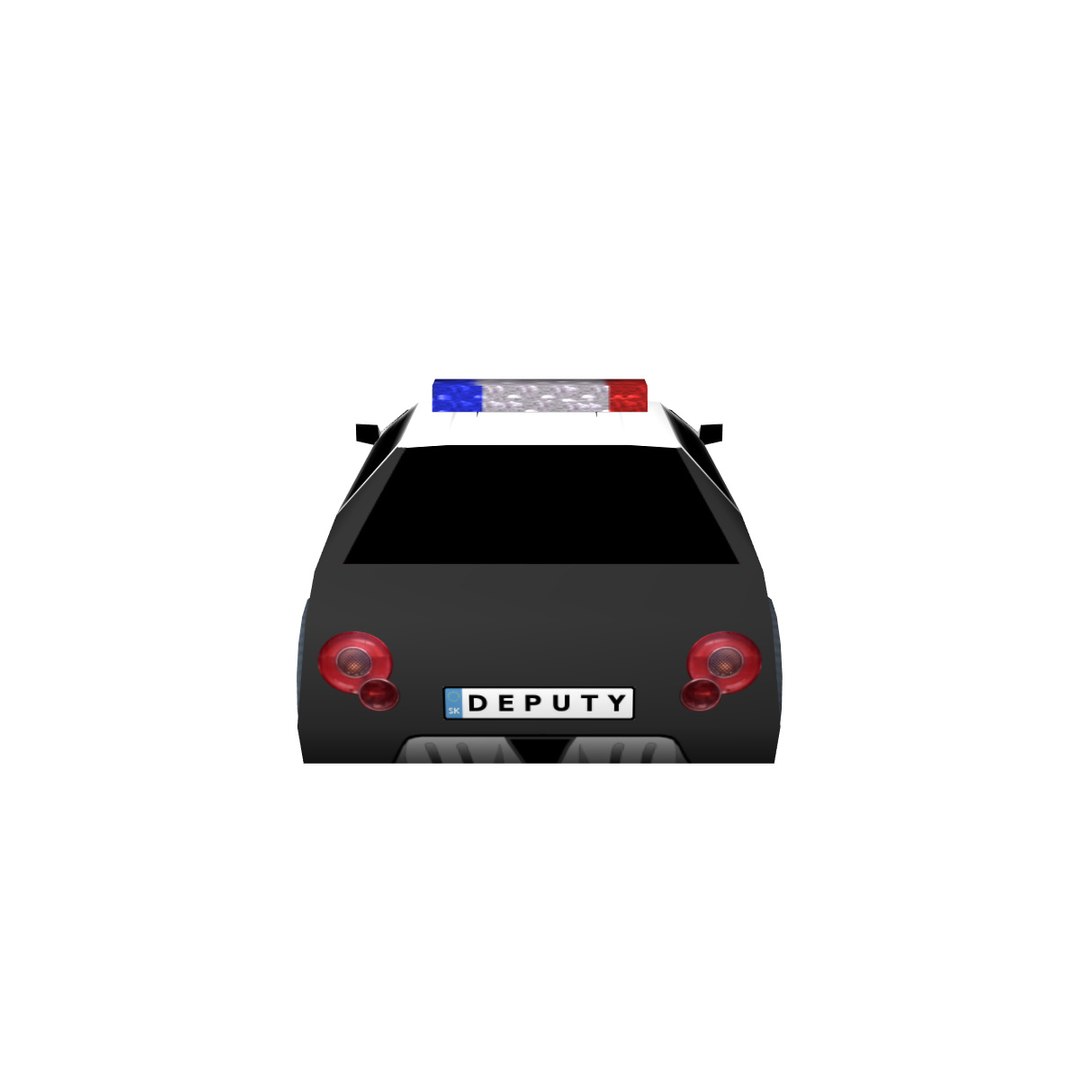 Police Car Deputy 3D - TurboSquid 1500140