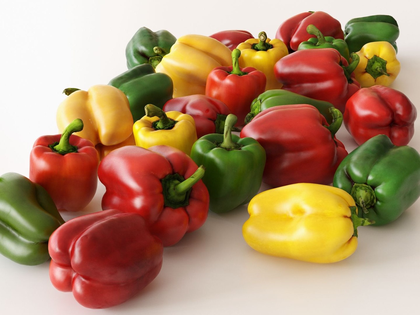 3D Capsicums Model - TurboSquid 1225951