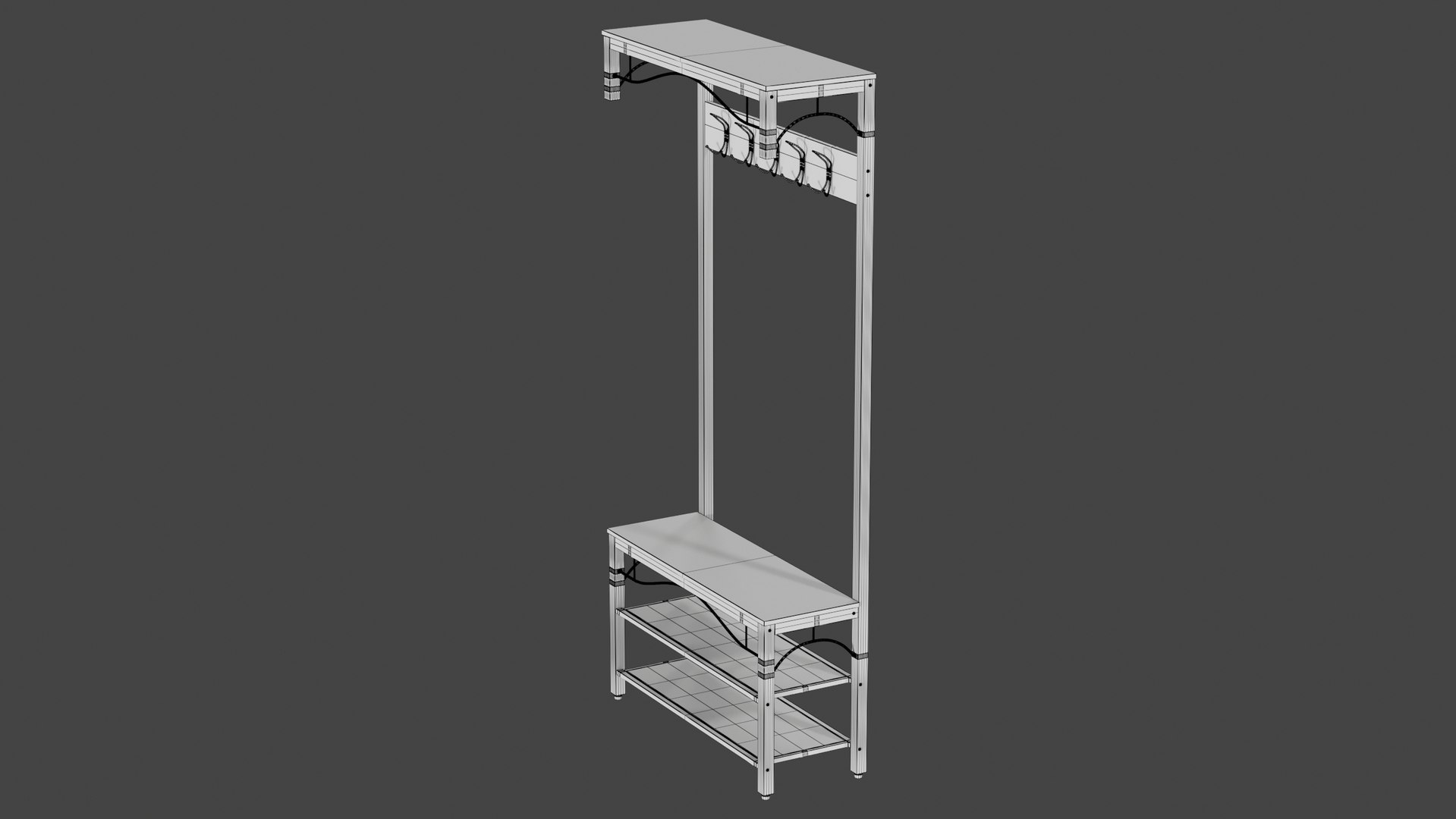 3D realistic hall tree storage bench https://p.turbosquid.com/ts-thumb/d4/GiNEkt/grLTVHLv/_view160037/jpg/1591897149/1920x1080/fit_q87/134d16523765450f3d27c360df0195cb731dd1f4/_view160037.jpg