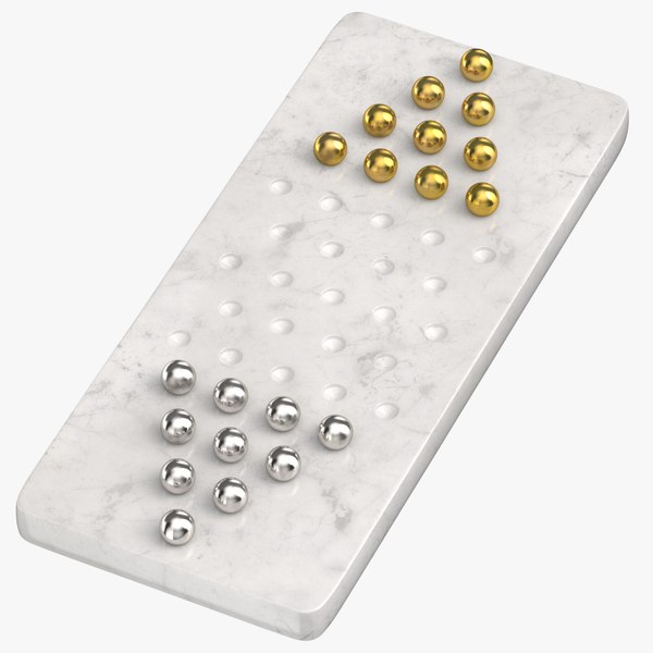 3D chinese checkers model