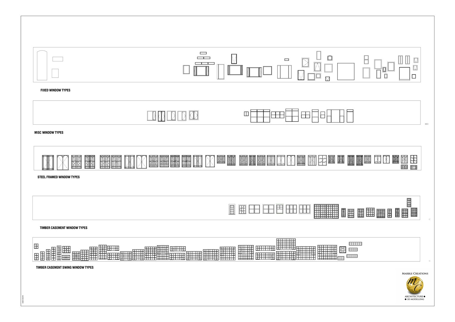 Windows sourced 637 different types 3D model - TurboSquid 1566674