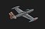 Le modèle de jeu peint à la main du F-84B Thunderjet