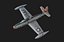 Le modèle de jeu peint à la main du F-84B Thunderjet