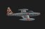 Le modèle de jeu peint à la main du F-84B Thunderjet