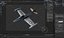 Le modèle de jeu peint à la main du F-84B Thunderjet