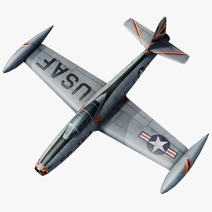 The F-84B Thunderjet Hand painted game model